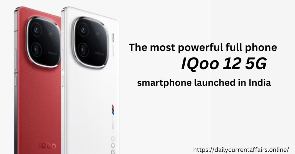 IQOO 12 5G smartphone