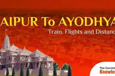 Jaipur to Ayodhya Journey Train, Flight, and Ayodhya Distance