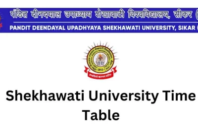 Shekhawati University Exam Time Table, Admit Card – PDUSU 2024