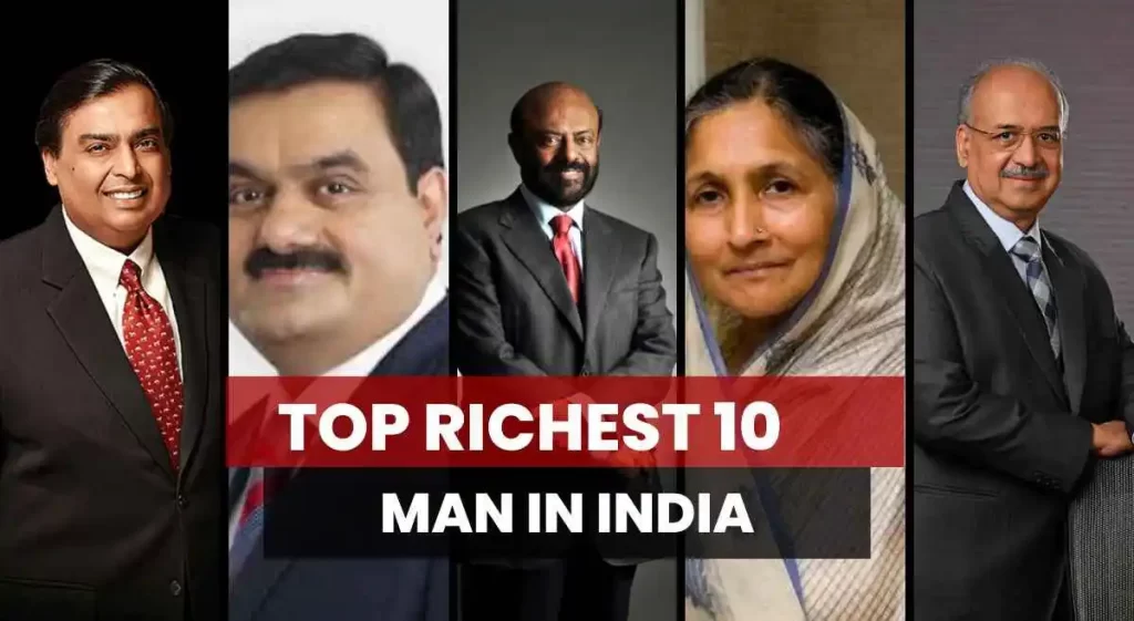 Top Richest 10 man in India