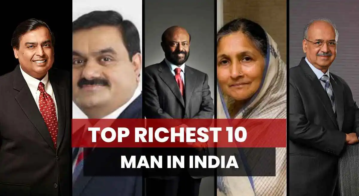 Top Richest 10 man in India 2024 List