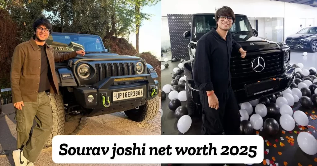 Sourav joshi net worth