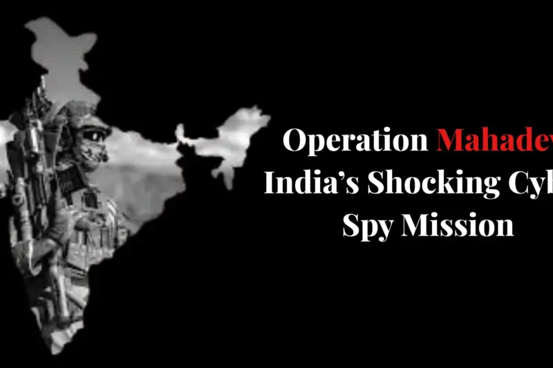 Operation Mahadev: India’s Shocking Cyber Spy Mission That Shook the Nation in 2025