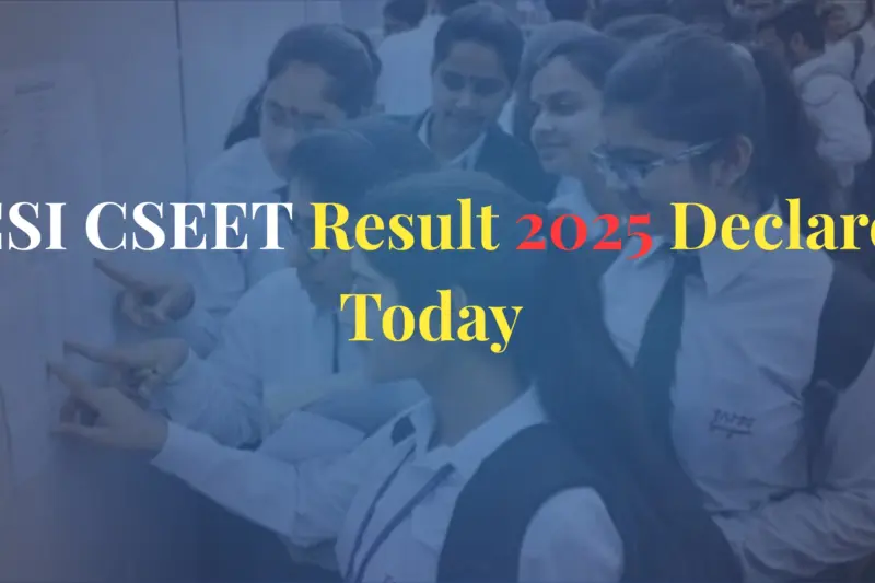 ICSI CSEET Result 2025 Declared Today At 2 PM