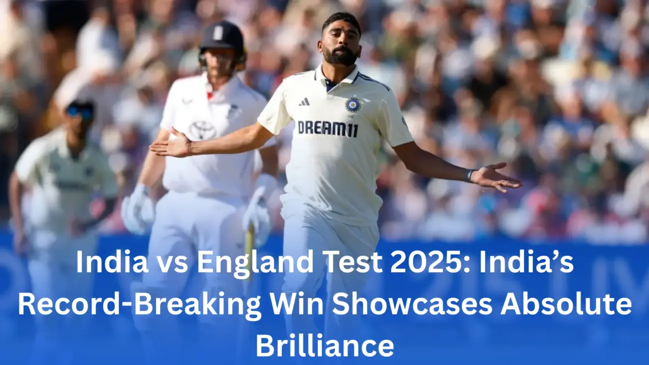 India vs England Test 2025