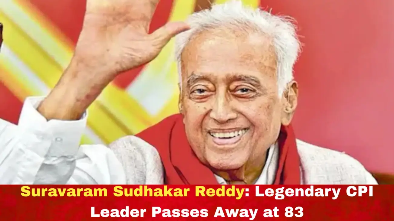 Suravaram Sudhakar Reddy Demise