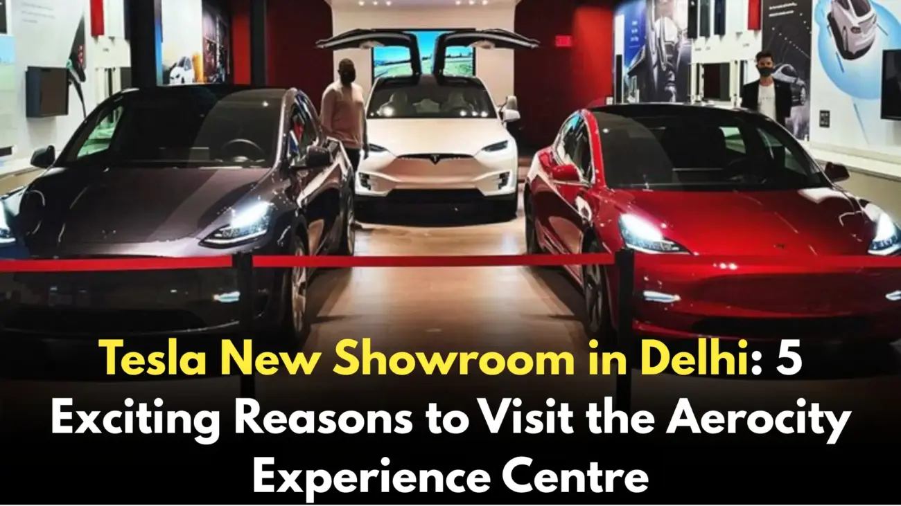 Tesla New Showroom in Delhi
