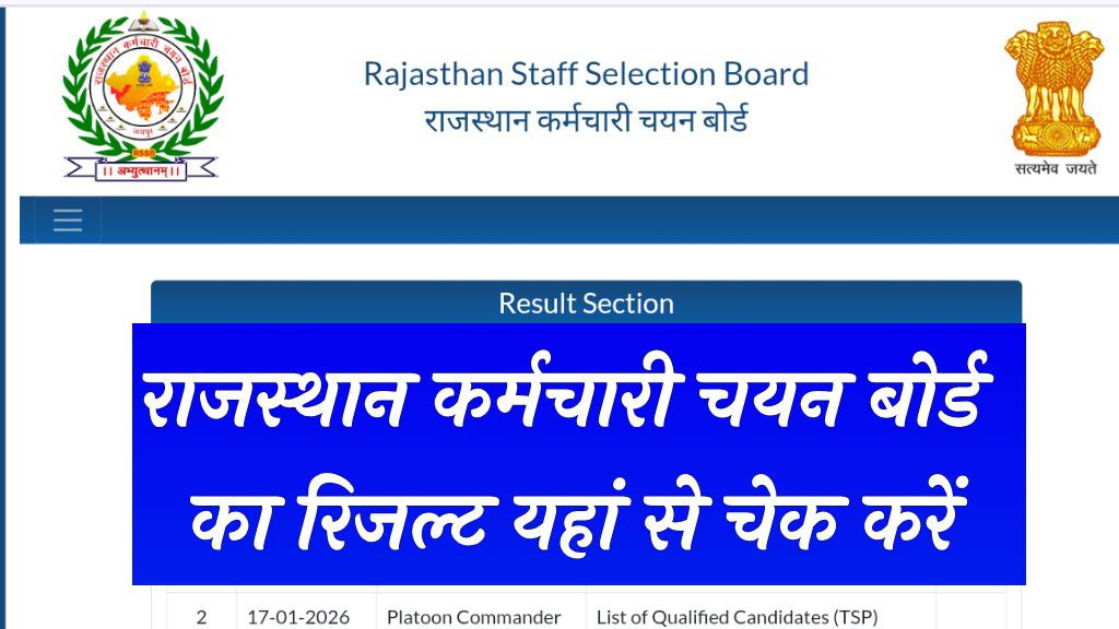 RSSB Result 2026