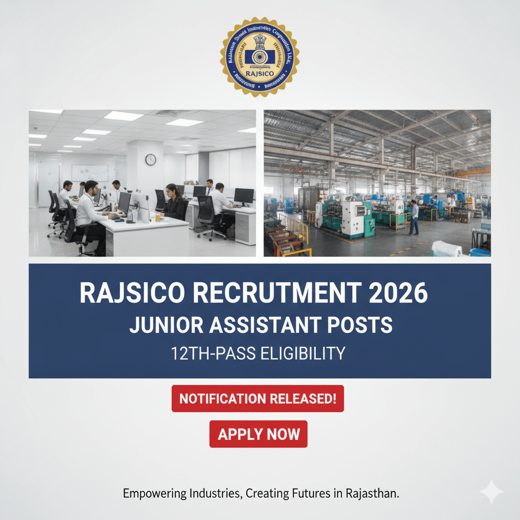 RAJSICO Recruitment 2026